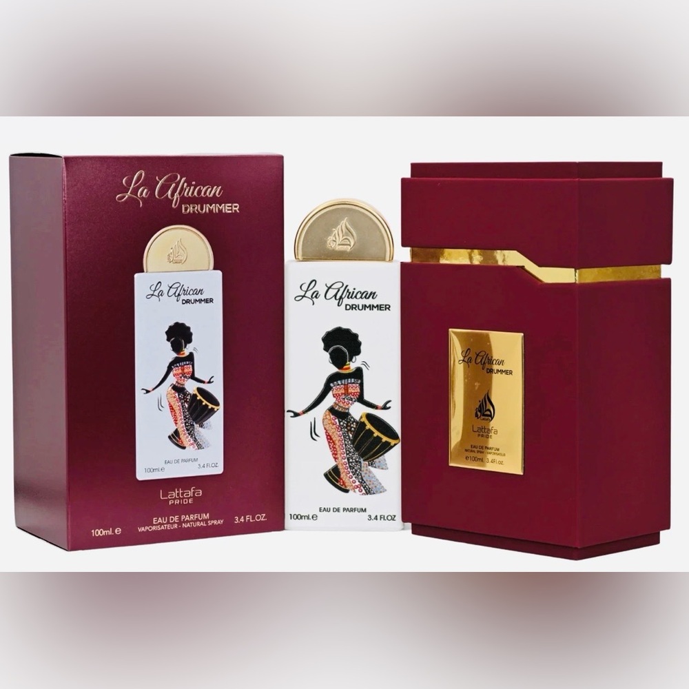 Pride La African Drummer EDP Eau de Parfum 3.3 / 3.4 oz Lattafa NIB New in Box